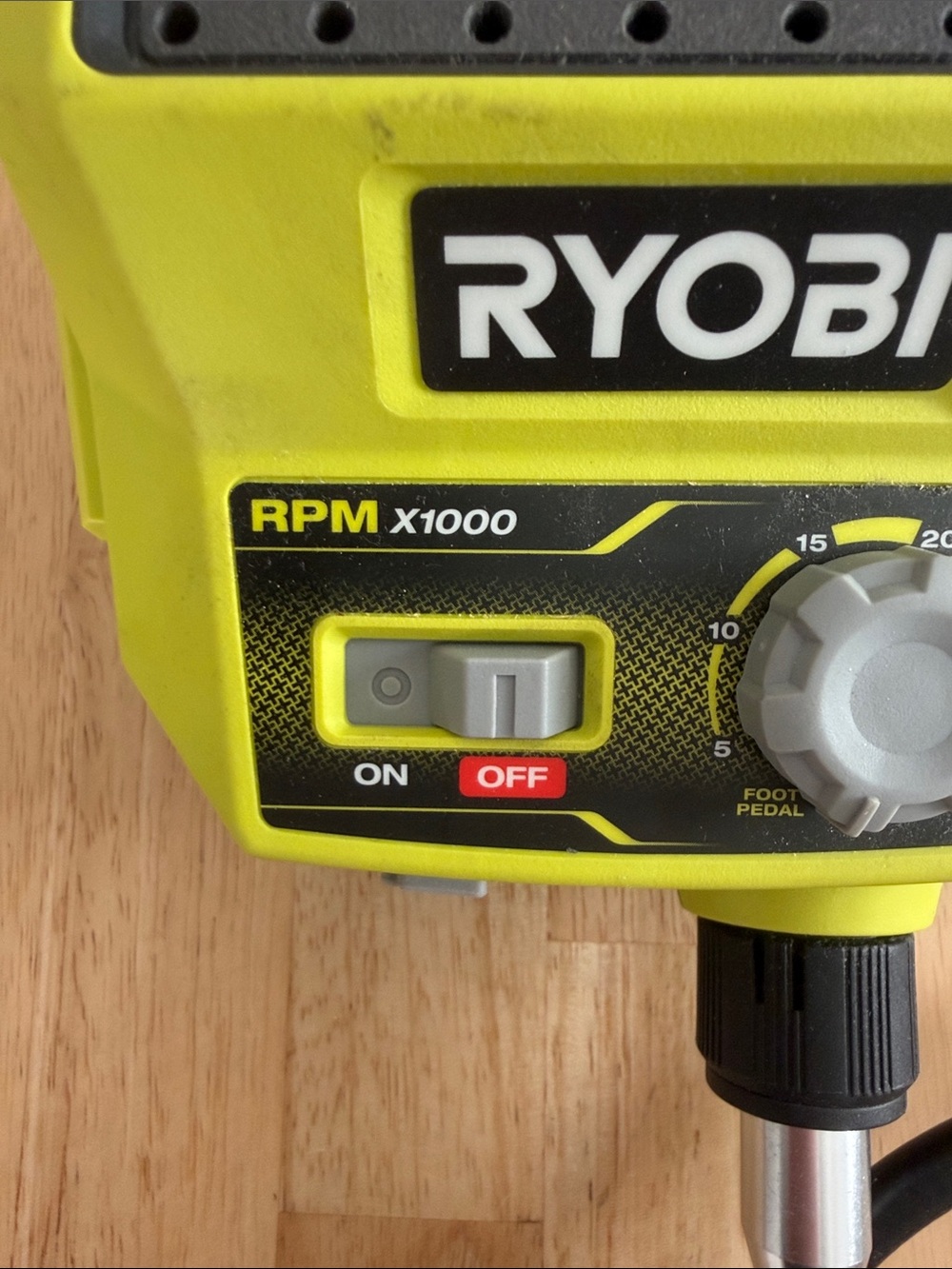 RYOBI Lime Green Variable Speed Rotary Tool - Picture 4 of 5